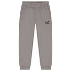 Boys Grey Logo Joggers, 1, hi-res