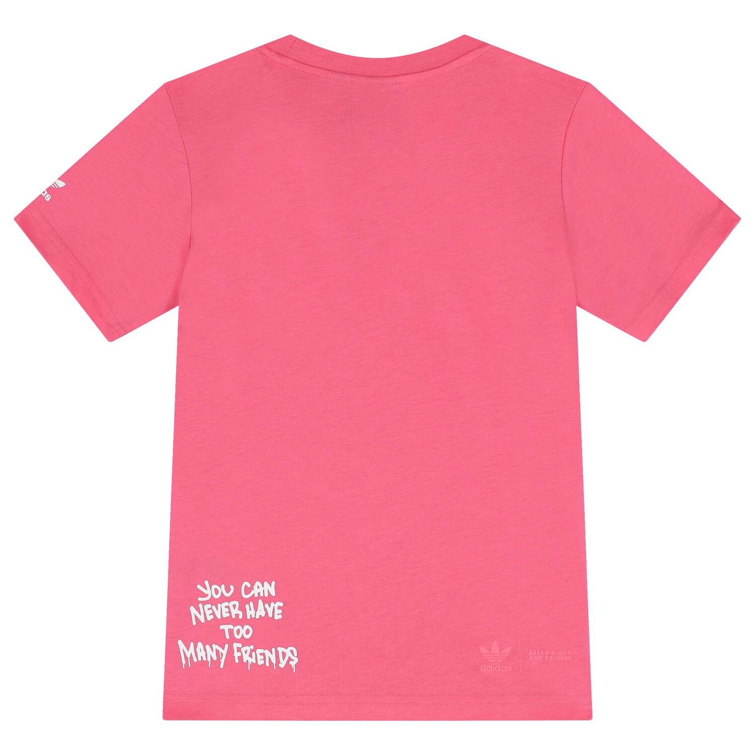 Girls Pink Trefoil Logo T-Shirt, 1, hi-res