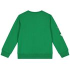 Boys Green & Black Dinosaur Logo Tracksuit, 3, hi-res