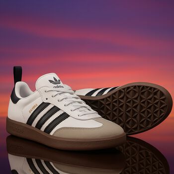 White AdiFom Samba Trainers
