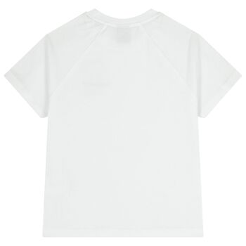 Boys White Logo T-Shirt