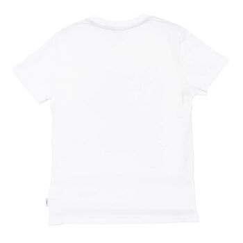 Boys White Dinosaur T-Shirt