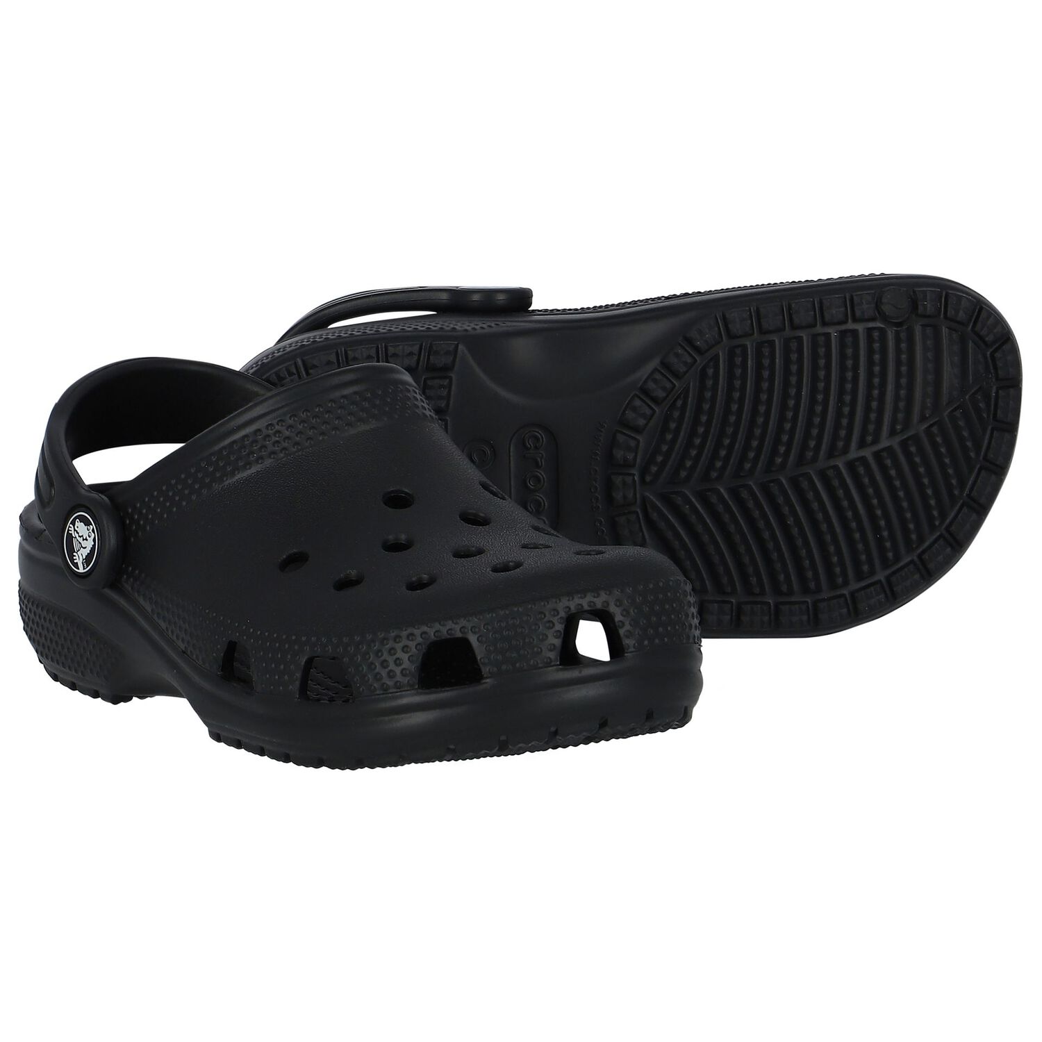 Black Classic Clogs Sandals, 3, hi-res image number null