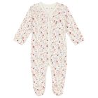 Baby Girls Ivory Logo Floral Babygrow Gift Set, 1, hi-res