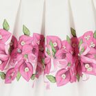 Girls Pink & White Floral Skirt Set, 2, hi-res