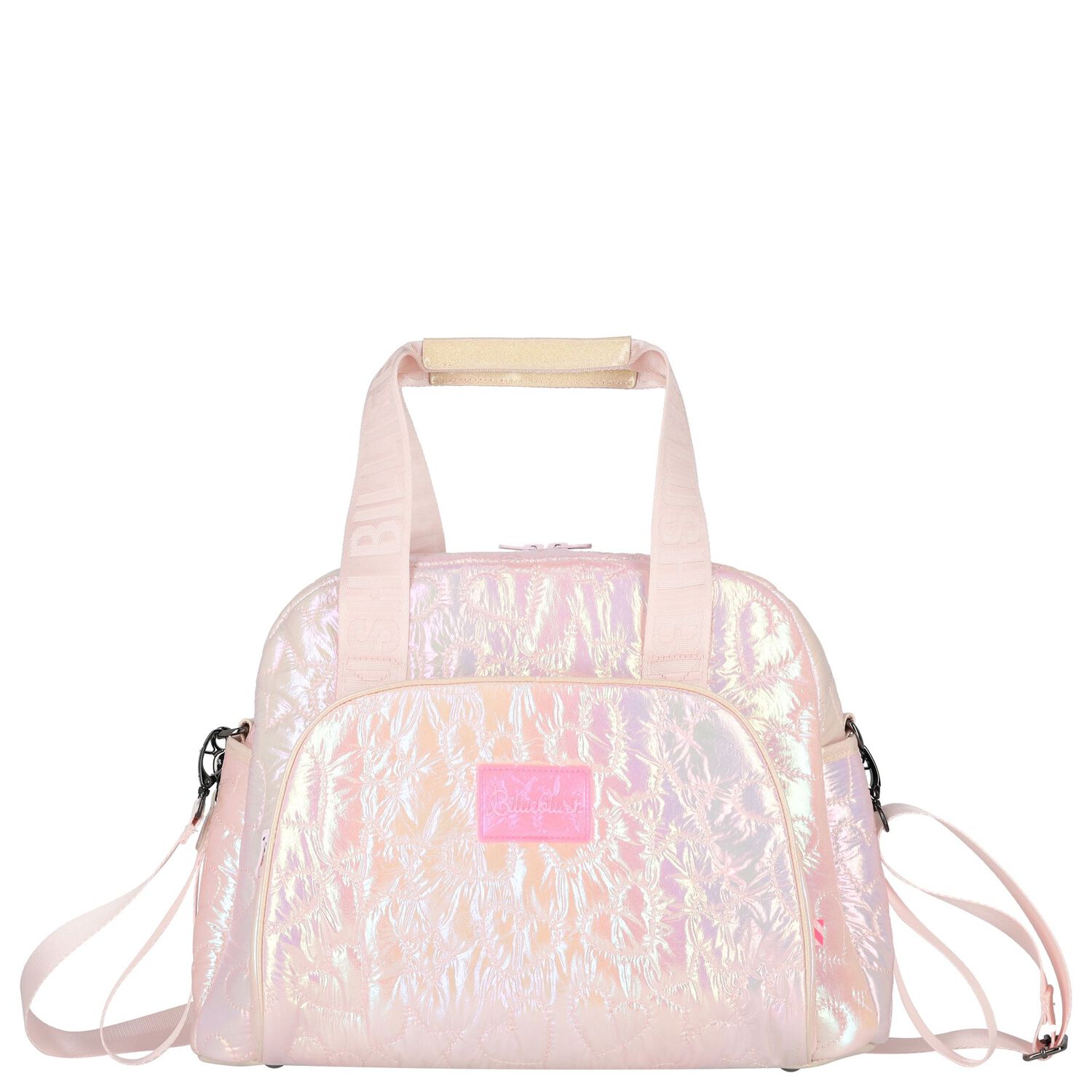 Baby Girls Pink Logo Changing Bag, 1, hi-res
