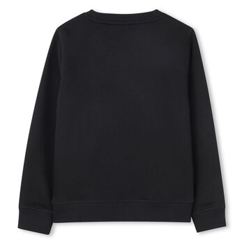 Boys Black Logo Sweatshirt