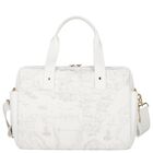 White Geo Map Baby Changing Bag, 3, hi-res