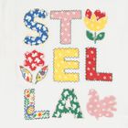 Girls White Logo T-Shirt, 1, hi-res