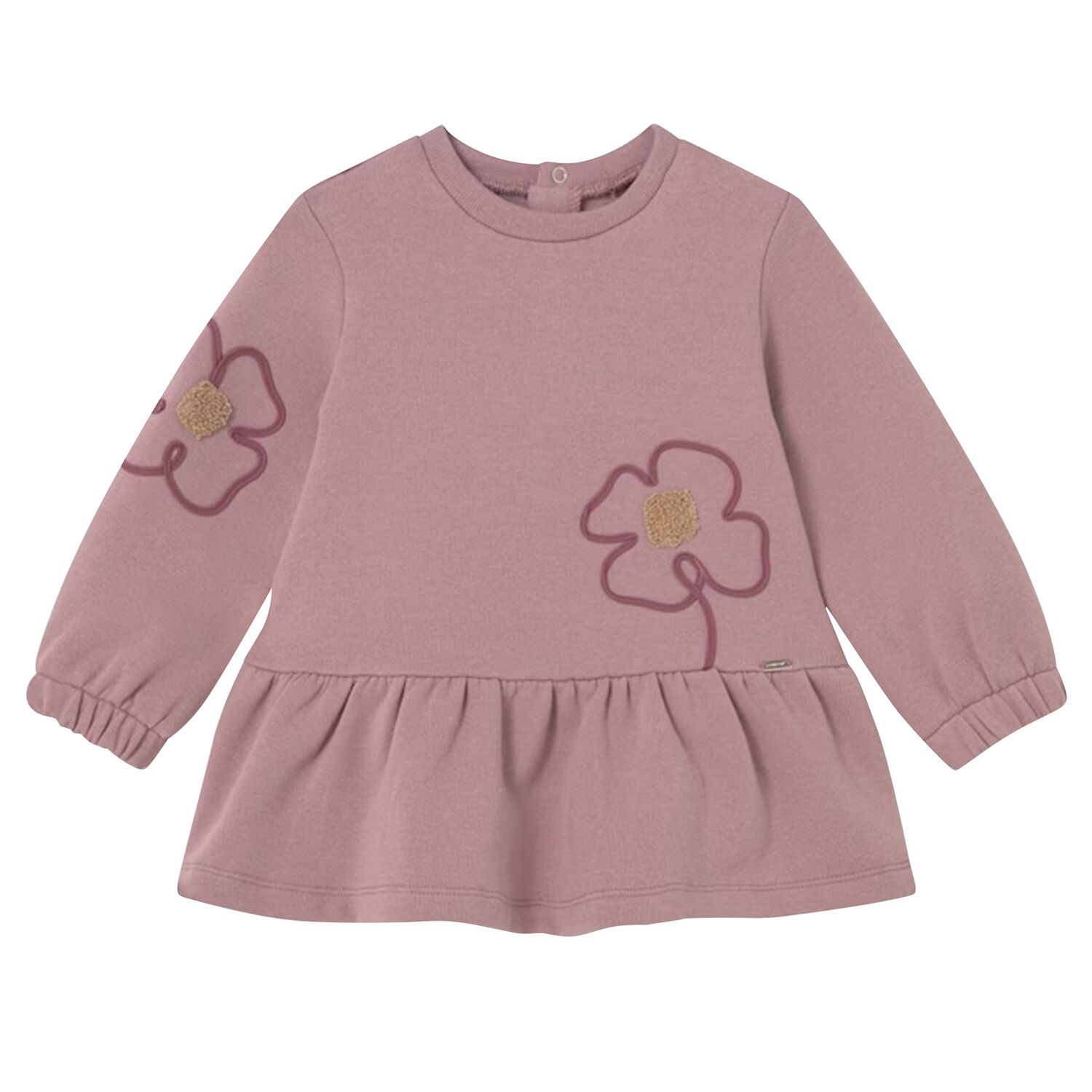 Younger Girls Pink Flower Dress, 1, hi-res image number null