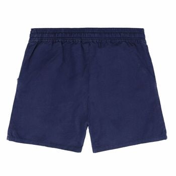 Girls Navy Blue Linen Shorts