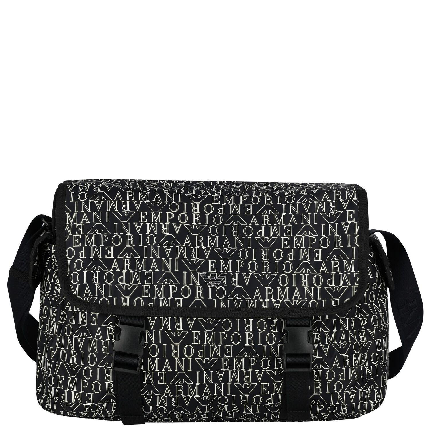 حقيبة مواليد بالشعار باللون الكحلي و الابيض للأطفال, 1, hi-res