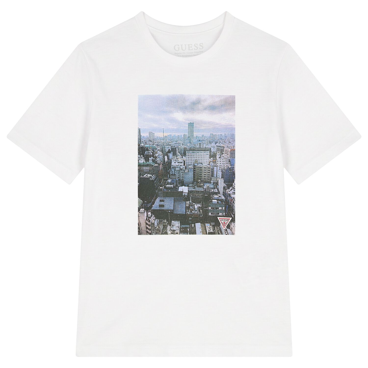 Boys White Logo T-Shirt, 1, hi-res