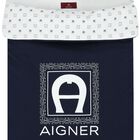 Baby Boys Navy Blue & White Logo Nest, 2, hi-res