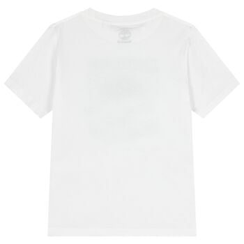 Boys White Logo T-Shirt