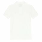 تيشيرت بولو بالشعار باللون الابيض للاولاد, 1, hi-res