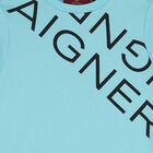 Boys Blue Logo T-Shirt, 4, hi-res