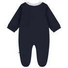 Baby Boys Navy Blue Logo Babygrow Gift Set, 2, hi-res