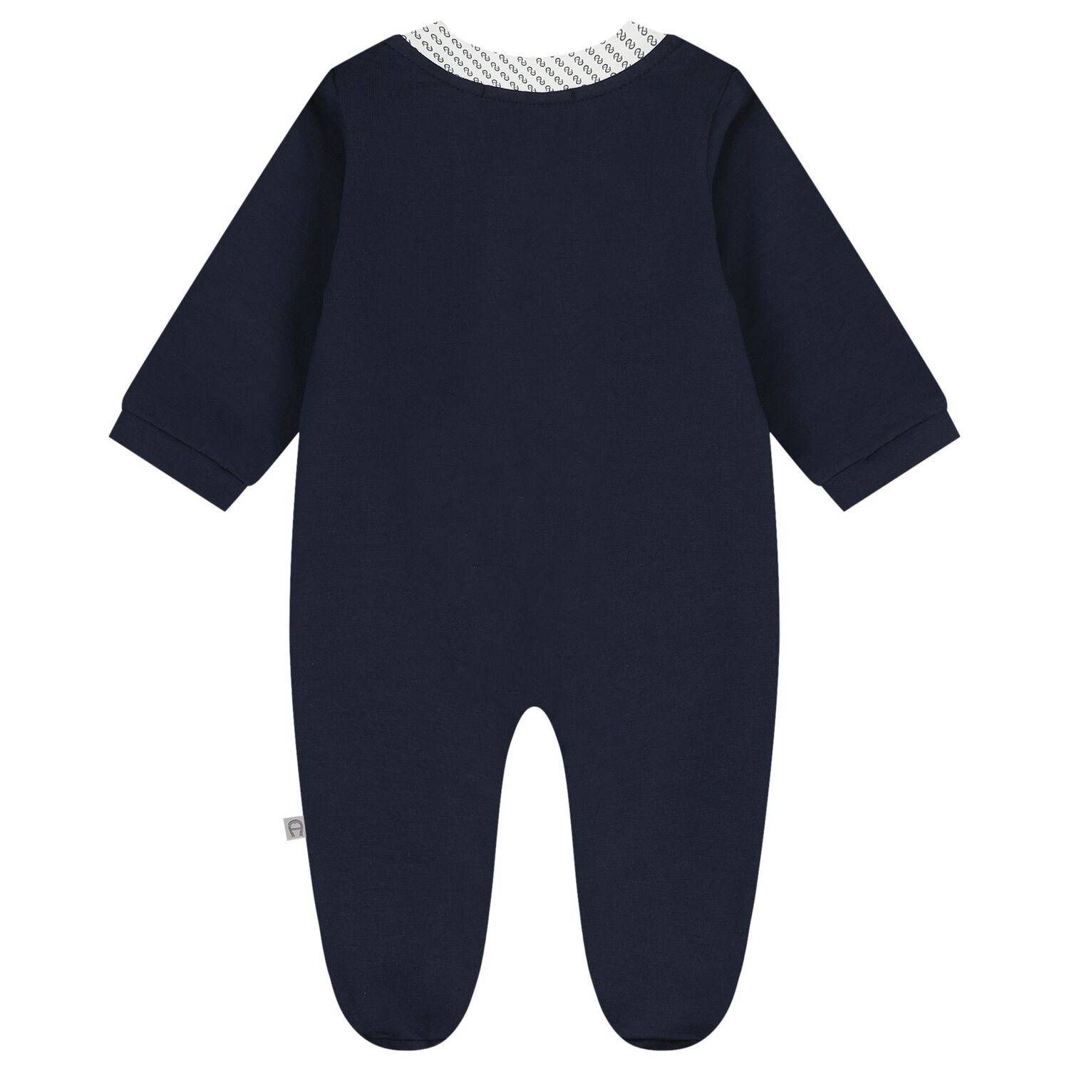 Baby Boys Navy Blue Logo Babygrow Gift Set, 2, hi-res
