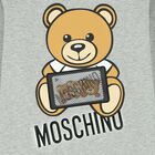 توب بالشعار باللون الرمادي, 2, hi-res