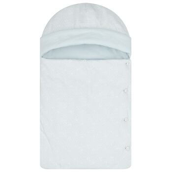 مدس أزرق بشعار الأطفال الرضع