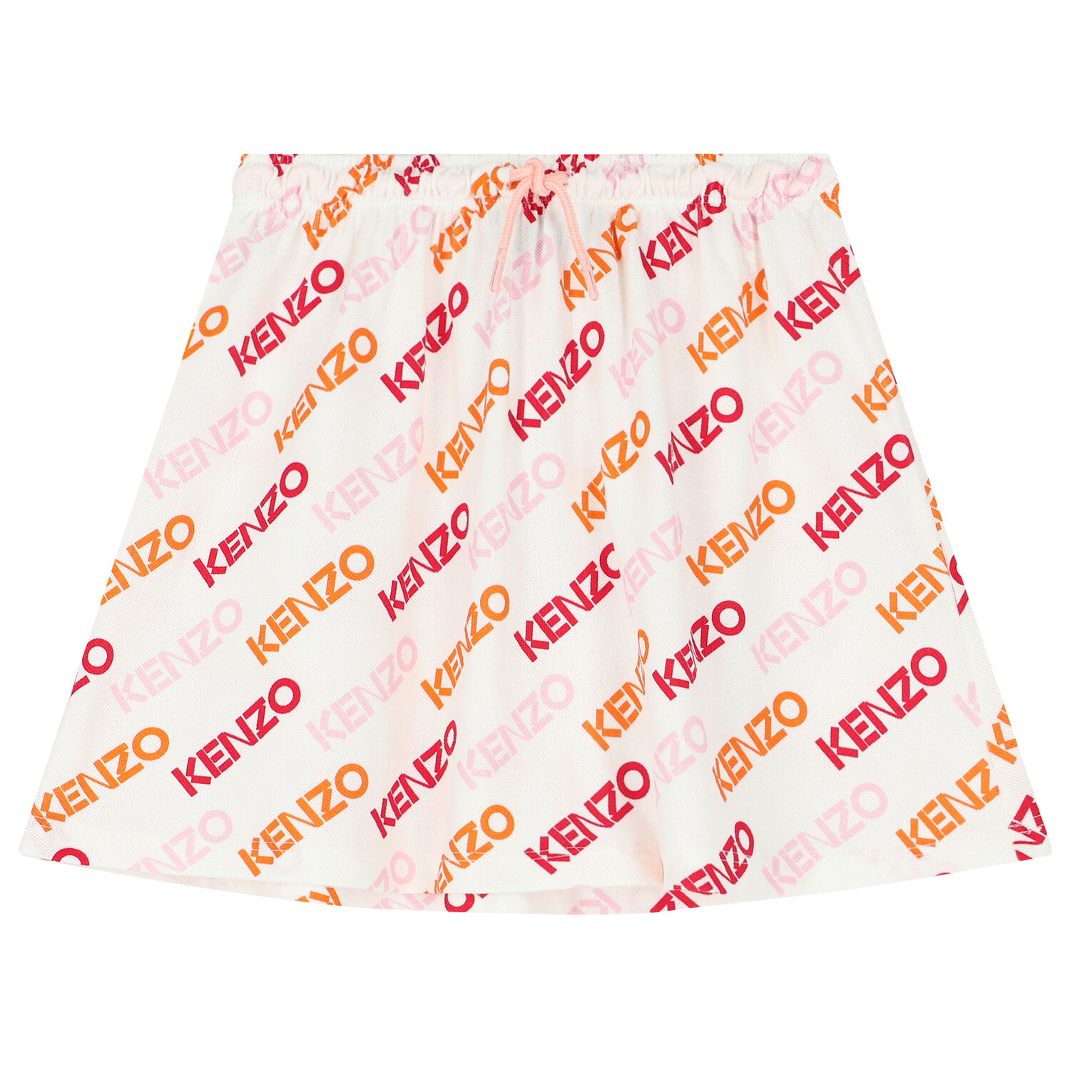 Girls White Logo Skirt, 1, hi-res