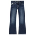 Girls Blue Denim Jeans, 1, hi-res