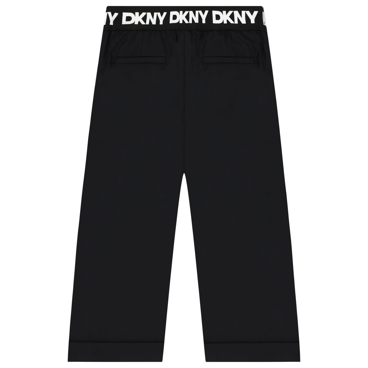 Girls Black Logo Trousers, 1, hi-res image number null