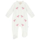 Baby Girls Ivory Roses Babygrow Set, 2, hi-res