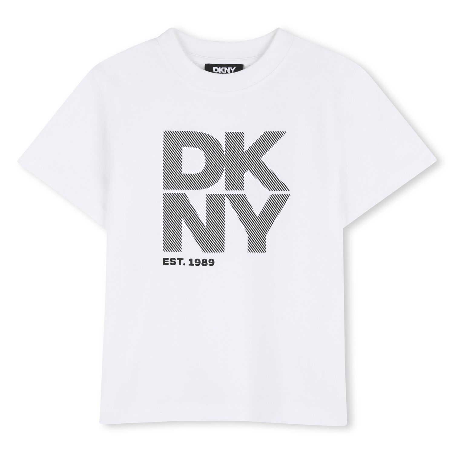 Boys White Logo T-Shirt, 1, hi-res