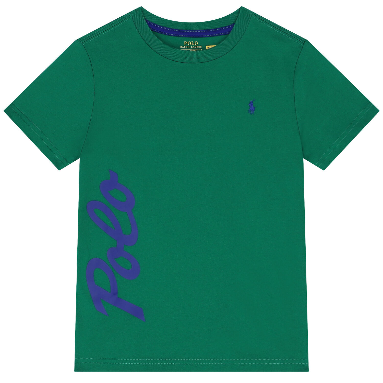 Boys Green Logo T-Shirt, 4, hi-res
