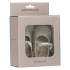 حذاء باللون العاجي والفضي اللامع للبنات, 1, hi-res