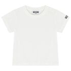 طقم دونغرى بالشعار بطبعه تيدى بير باللون الابيض والكحلى, 1, hi-res