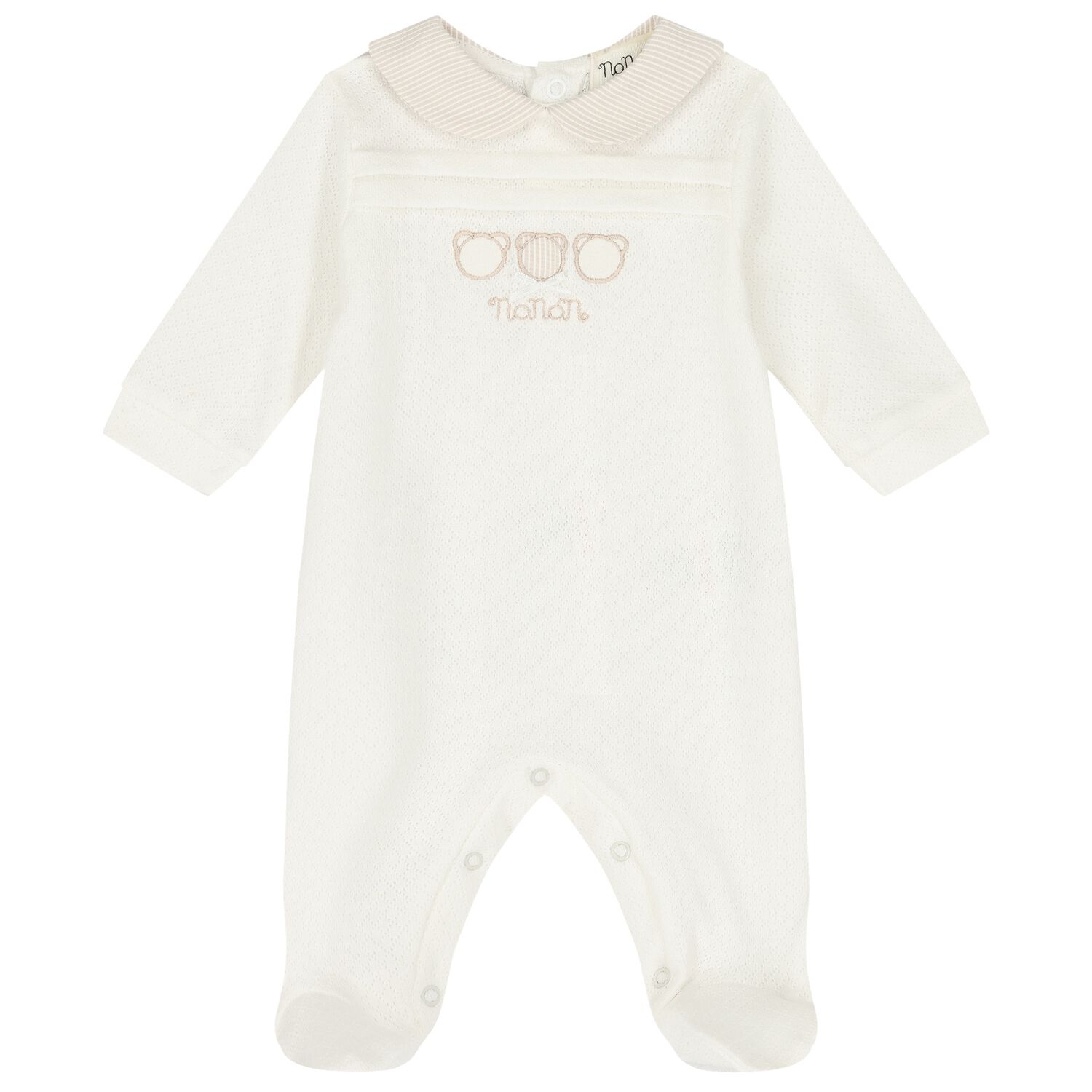Ivory & Beige Babygrow, 2, hi-res image number null