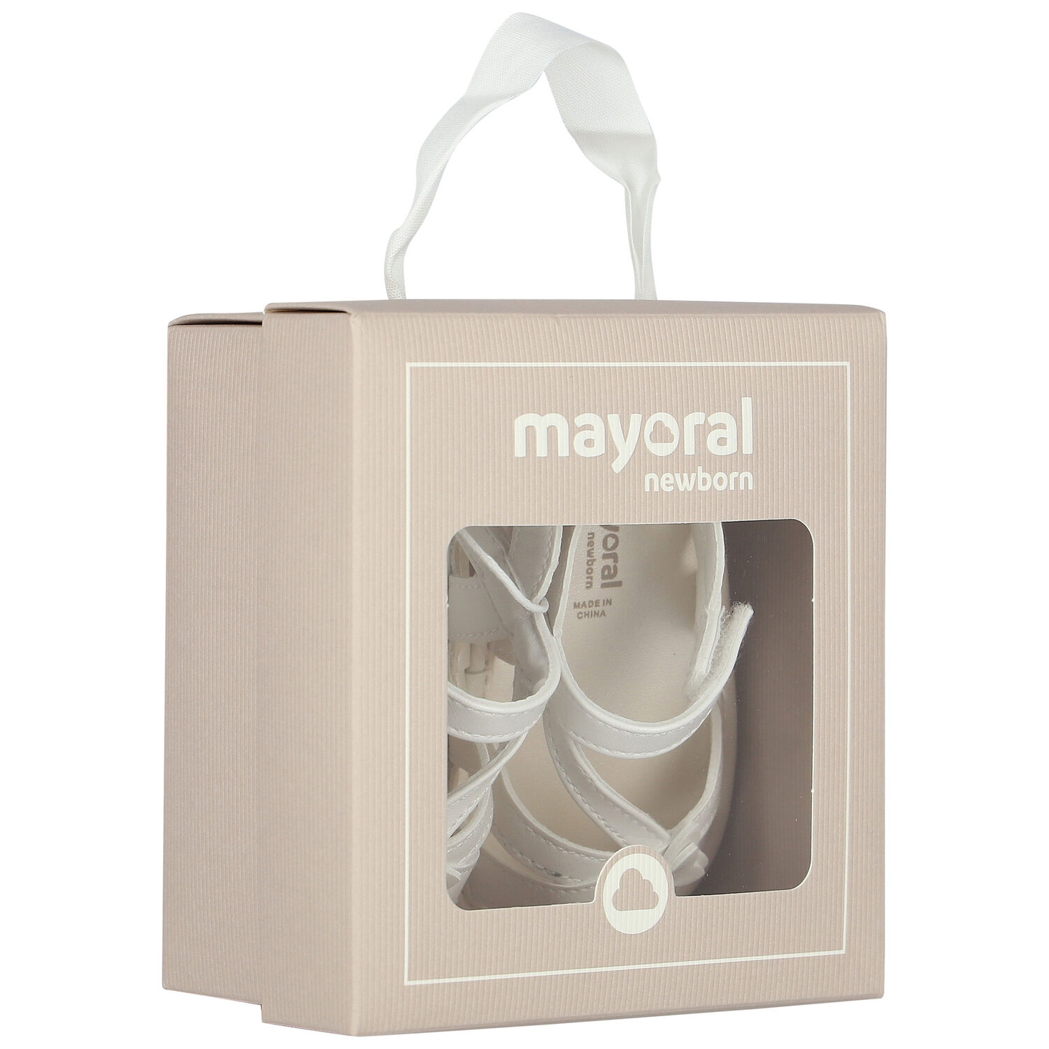 Baby Girls White Pre-Walker Sandals, 1, hi-res