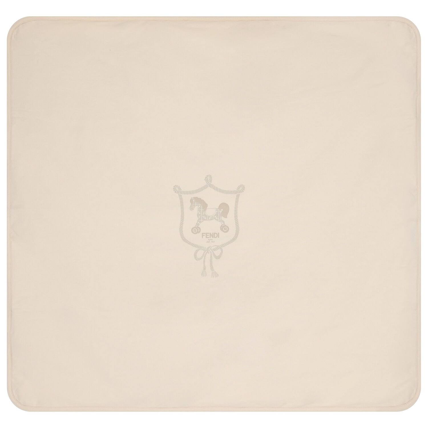 بطانية أطفال باللون بيج بشعار, 3, hi-res