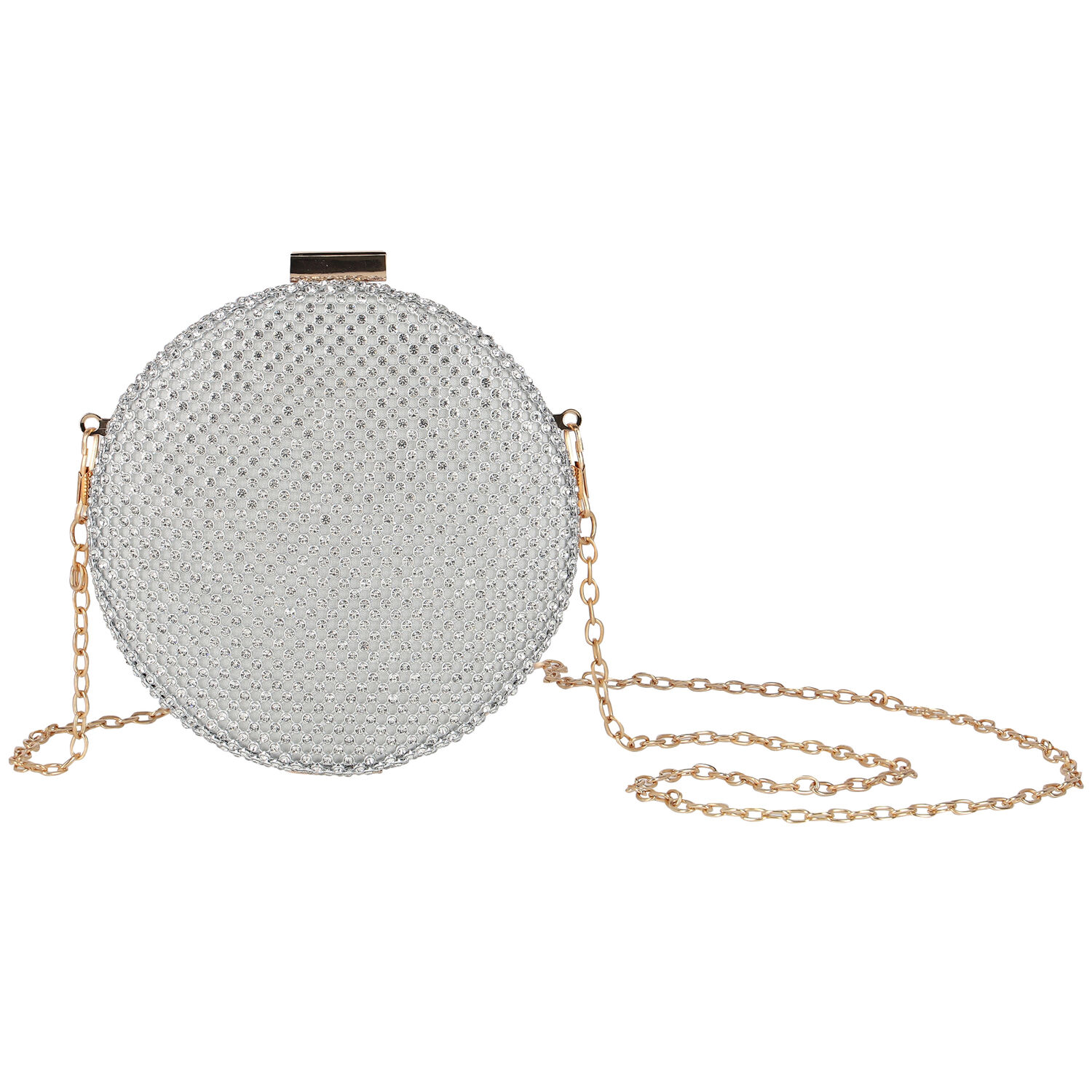 حقيبة عيد مزخرفة باللون الفضي والذهبي للبنات, 2, hi-res