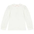 Girls White & Pink Logo Skirt Set , 1, hi-res