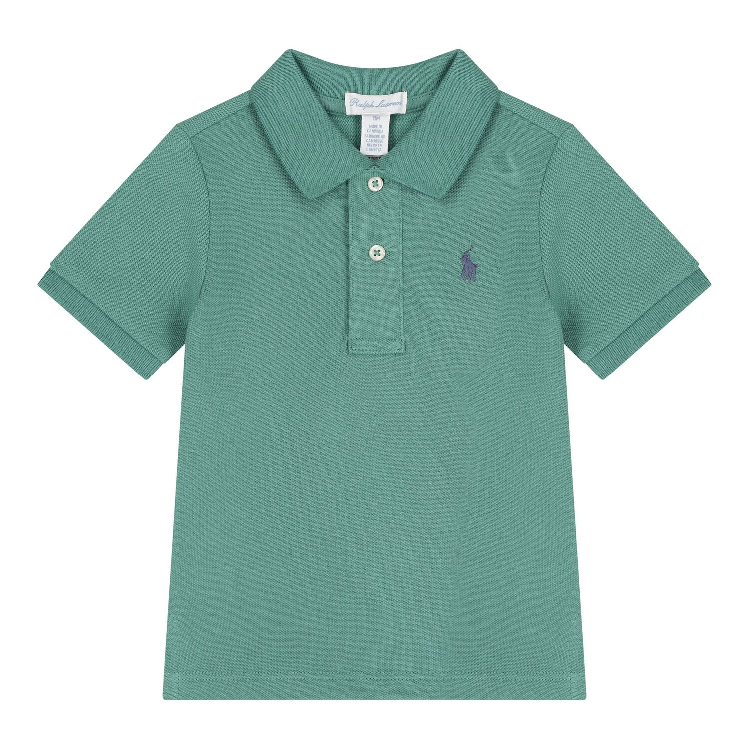 طقم شورت أولاد بالشعار باللون الأخضر والأزرق للأطفال, 1, hi-res image number null