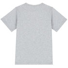 تيشيرت بالشعار باللون الرمادى للاولاد, 1, hi-res