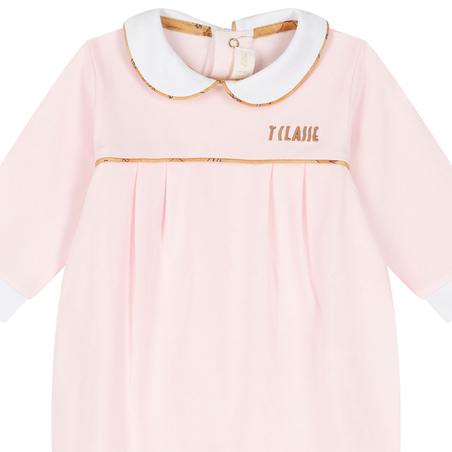 طقم هدية مدس للبنات بطبعة الخريطة باللون الأبيض و الوردى, 1, hi-res