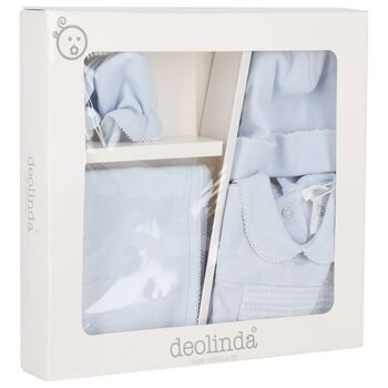 طقم هدايا افرول اولاد باللون الازرق 