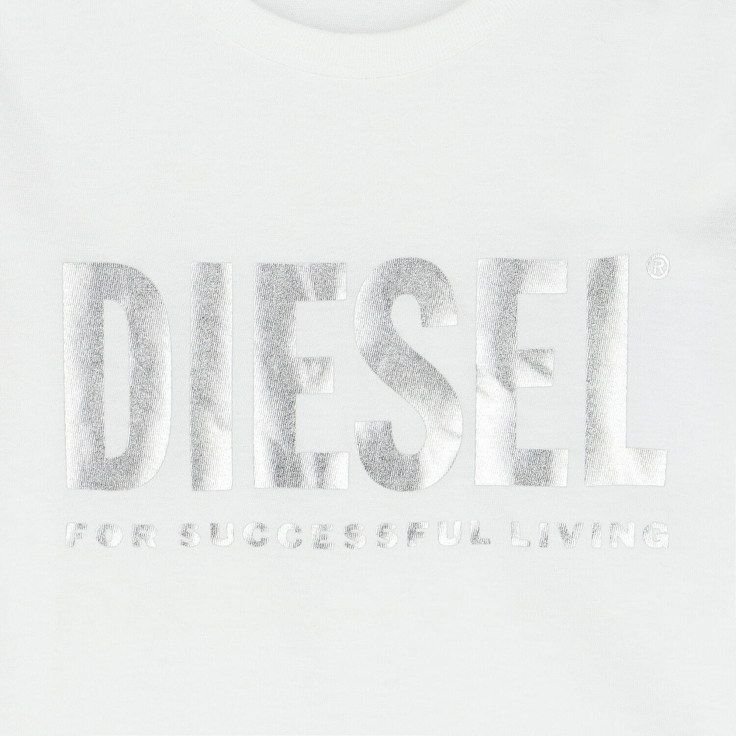 تيشيرت بالشعار باللون الابيض للبنات, 1, hi-res image number null