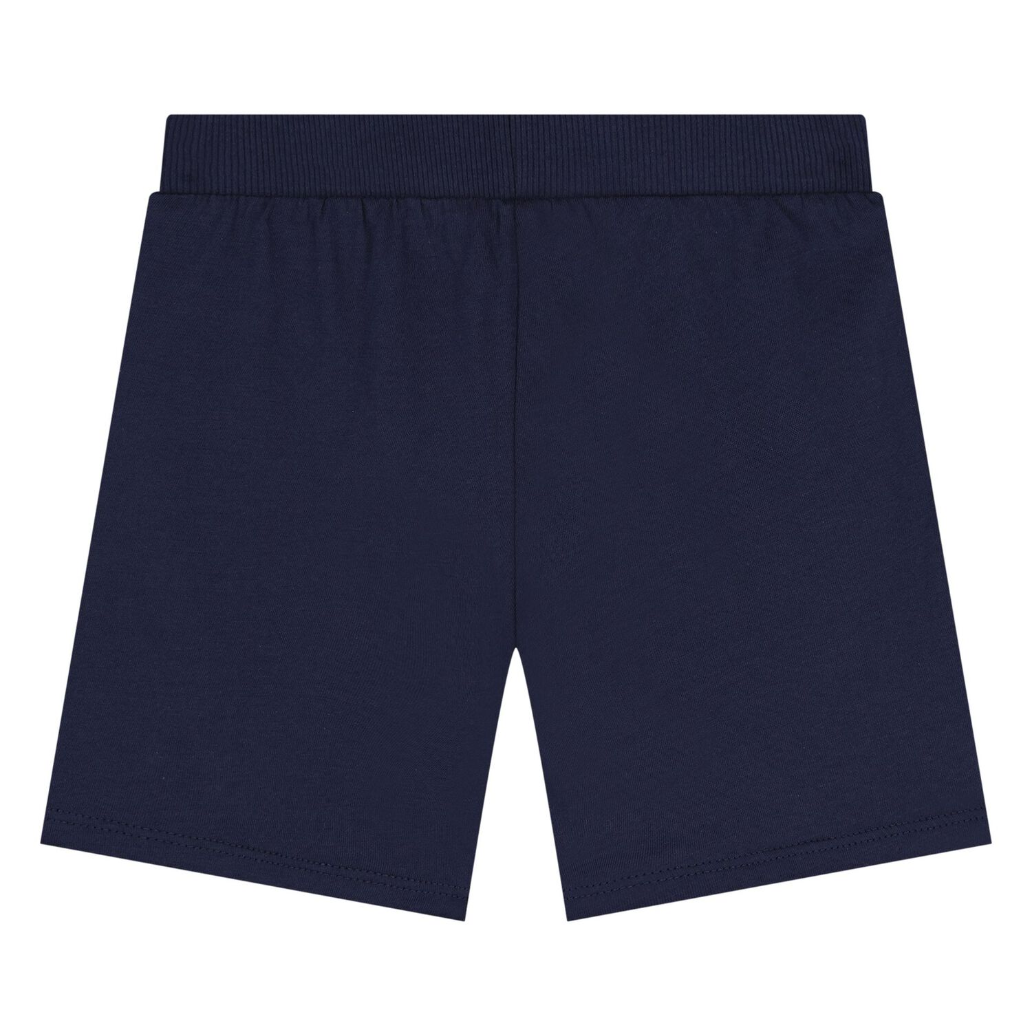 Younger Navy Blue Teddy Bear Logo Shorts, 2, hi-res