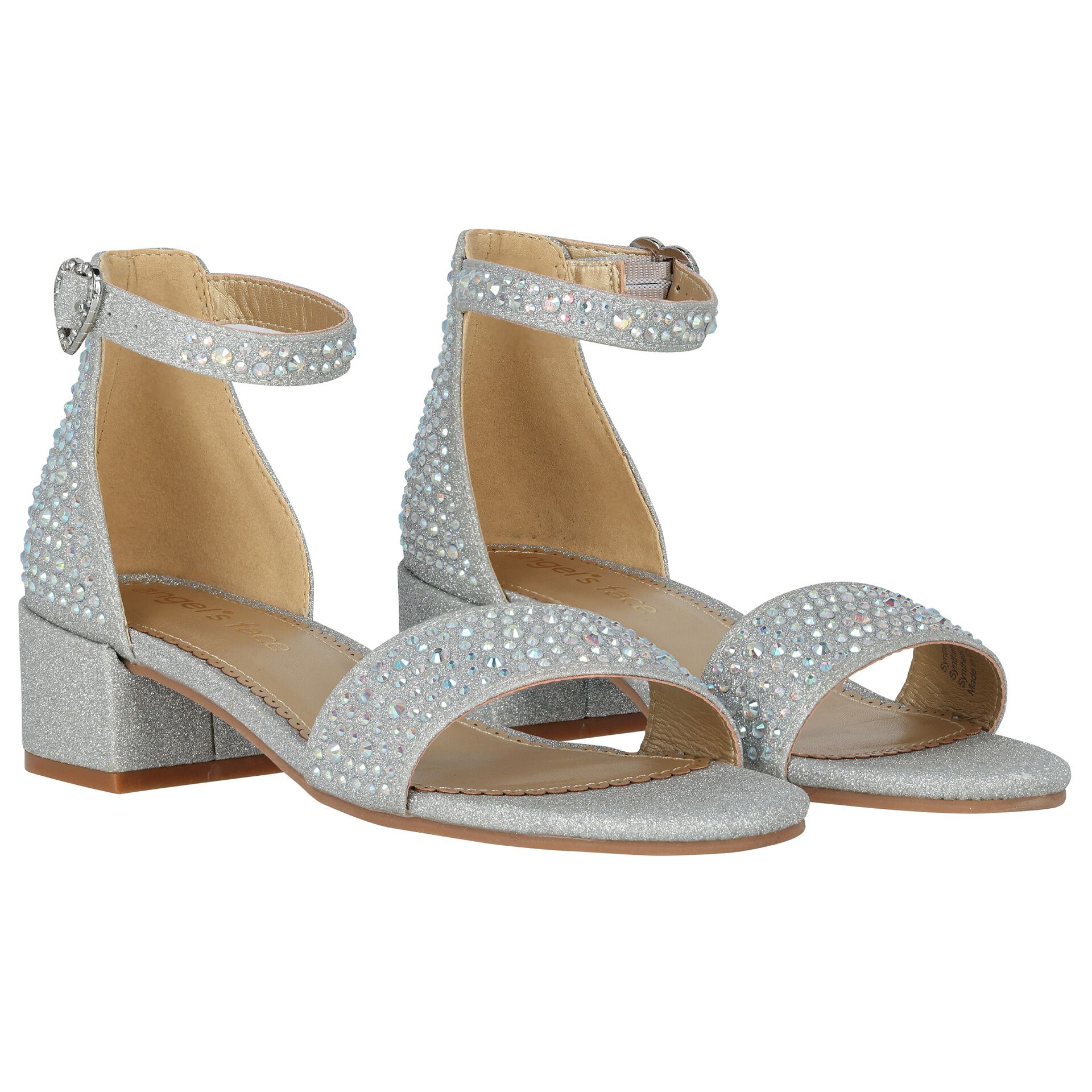Girls embellished sandals clearance