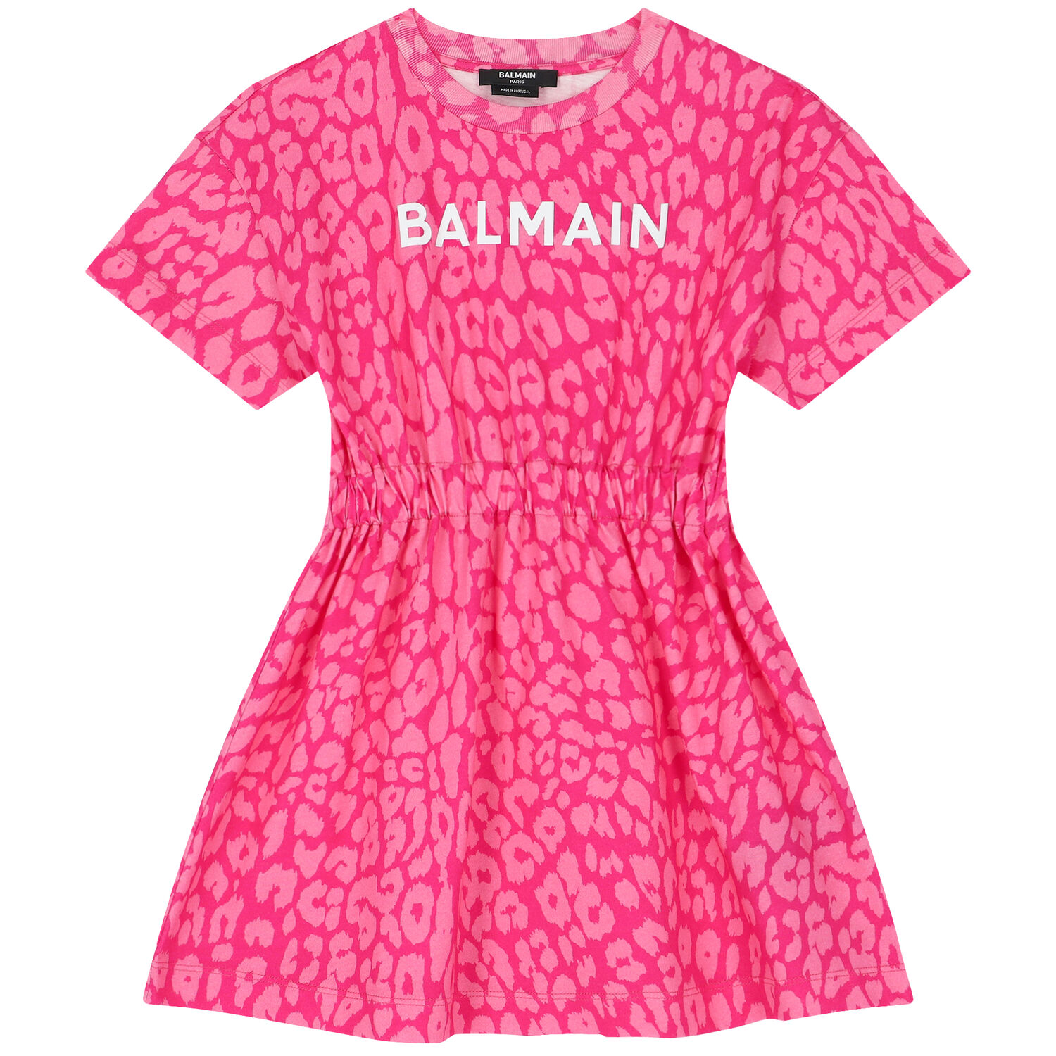 Girls Pink Logo Dress, 1, hi-res