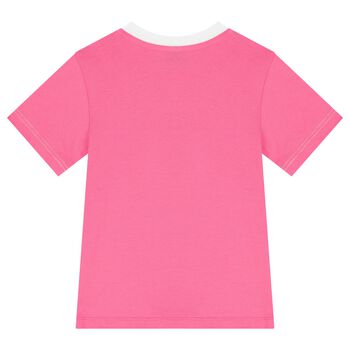 Girls Pink Logo T-Shirt