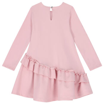 Girls Pink Floral Dress