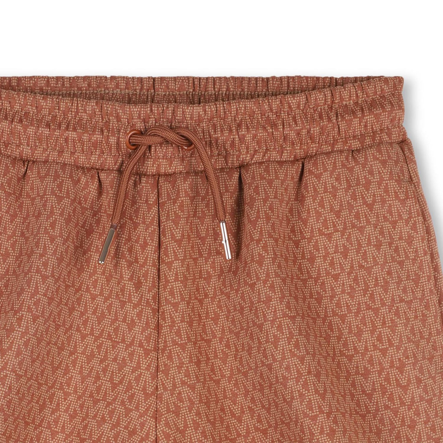 Girls Brown Logo Shorts, 1, hi-res