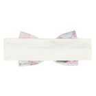 Baby Girls Ivory & Pink Geo Map Bow Headband, 1, hi-res